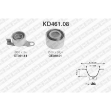 KD461.08 SNR Комплект ремня грм