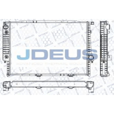 RA0050070 JDEUS Радиатор, охлаждение двигателя