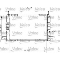 730144 VALEO Радиатор, охлаждение двигателя