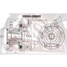 SBWH-B9MR ASVA Ступица колеса