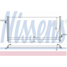 94509 NISSENS Конденсатор, кондиционер