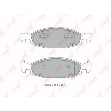 BD-4202 LYNX Колодки тормозные передние к-кт