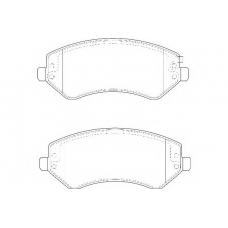 WBP23638A WAGNER LOCKHEED Комплект тормозных колодок, дисковый тормоз