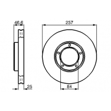 0 986 478 397 BOSCH Тормозной диск