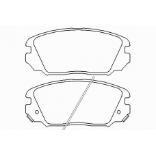 P 30 031 BREMBO Комплект тормозных колодок, дисковый тормоз