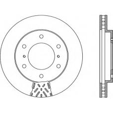 BDR1873.20 OPEN PARTS Тормозной диск