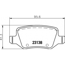 8DB 355 012-131 HELLA PAGID Комплект тормозных колодок, дисковый тормоз