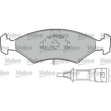 540739 VALEO Комплект тормозных колодок, дисковый тормоз