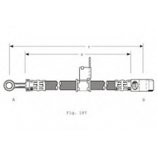 PHD178 TRW Тормозной шланг