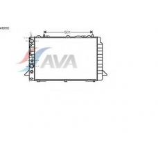 AI2092 AVA Радиатор, охлаждение двигателя