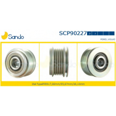 SCP90227.1 SANDO Ременный шкив, генератор