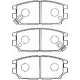 D2N036 AISIN Комплект тормозных колодок, дисковый тормоз