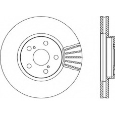 BDR1829.20 OPEN PARTS Тормозной диск