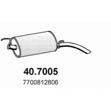 40.7005 ASSO Глушитель выхлопных газов конечный