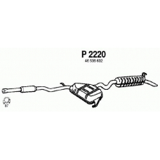 P2220 FENNO Глушитель выхлопных газов конечный