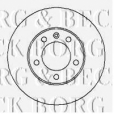 BBD5722S BORG & BECK Тормозной диск