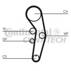 CT1090K1 CONTITECH Комплект ремня грм