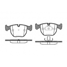 0596.10 QUINTON HAZELL Комплект тормозных колодок, дисковый тормоз