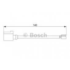 1 987 474 566 BOSCH Сигнализатор, износ тормозных колодок