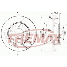 BD-3258 FREMAX Тормозной диск