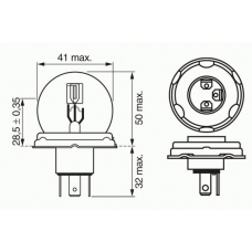 1 987 302 421 BOSCH Лампа накаливания