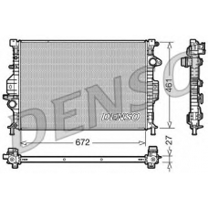 DRM10069 DENSO Радиатор, охлаждение двигателя