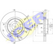 78BD2912-1 ICER Тормозной диск