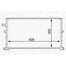 350203607000 MAGNETI MARELLI Конденсатор, кондиционер