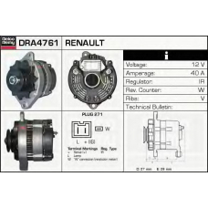 DRA4761 DELCO REMY Генератор