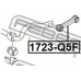 1723-Q5F FEBEST Тяга / стойка, стабилизатор