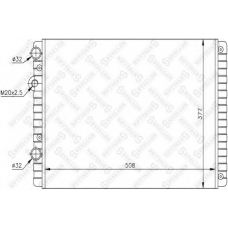 10-26418-SX STELLOX Радиатор, охлаждение двигателя