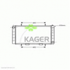 31-2549 KAGER Радиатор, охлаждение двигателя