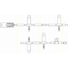 8115 17004 TRISCAN Сигнализатор, износ тормозных колодок