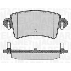 363916060365 MAGNETI MARELLI Комплект тормозных колодок, дисковый тормоз