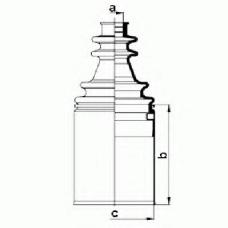QJB952 QUINTON HAZELL Комплект пылника, приводной вал