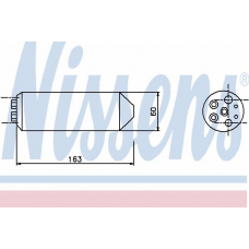 95164 NISSENS Осушитель, кондиционер