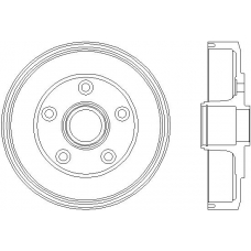 94016200 TEXTAR Тормозной барабан