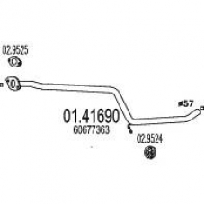 01.41690 MTS Труба выхлопного газа