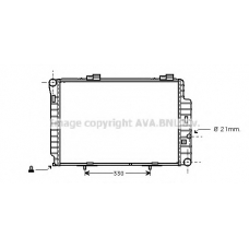 MSA2234 AVA Радиатор, охлаждение двигателя