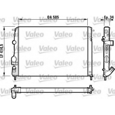 732817 VALEO Радиатор, охлаждение двигателя