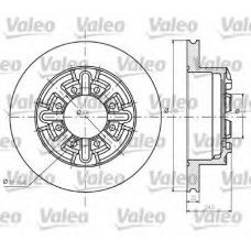 187040 VALEO Тормозной диск