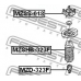 MZSS-018 FEBEST Подвеска, амортизатор