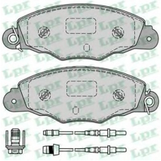 05P1140 LPR Комплект тормозных колодок, дисковый тормоз
