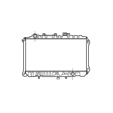 MZ2059 AVA Радиатор, охлаждение двигателя