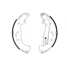 0 986 487 717 BOSCH Комплект тормозных колодок