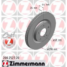 200.2527.20 ZIMMERMANN Тормозной диск