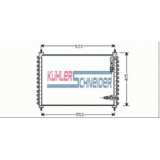 3320501 KUHLER SCHNEIDER Конденсатор, кондиционер