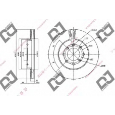 BD1346 DJ PARTS Тормозной диск