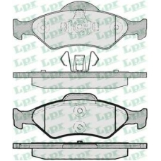 05P795 LPR Комплект тормозных колодок, дисковый тормоз