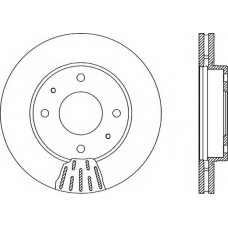 BDR1872.20 OPEN PARTS Тормозной диск